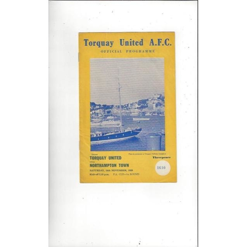 Torquay United Home Football Programmes