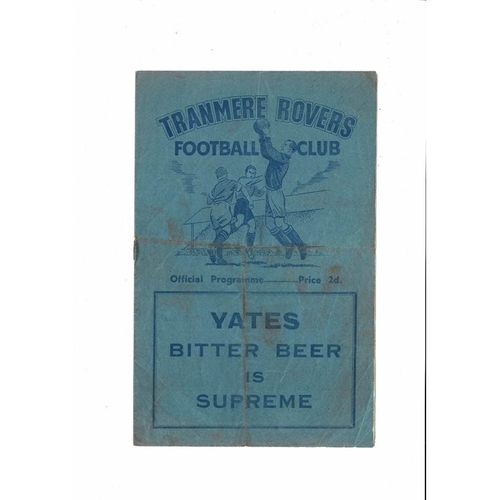 Tranmere Rovers Home Football Programmes