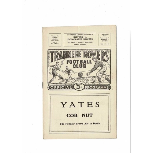 Tranmere Rovers Home Football Programmes