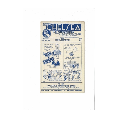 Middlesbrough Away Football Programmes