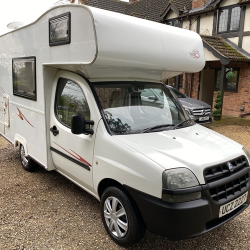 Nu Venture Waves Camper Van Motorhome 4 Berth 2003 (53)reg Fiat Doblo 1.9 JTD 51823 Miles