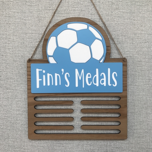 “ FOOTBALL “ Medal display hanger