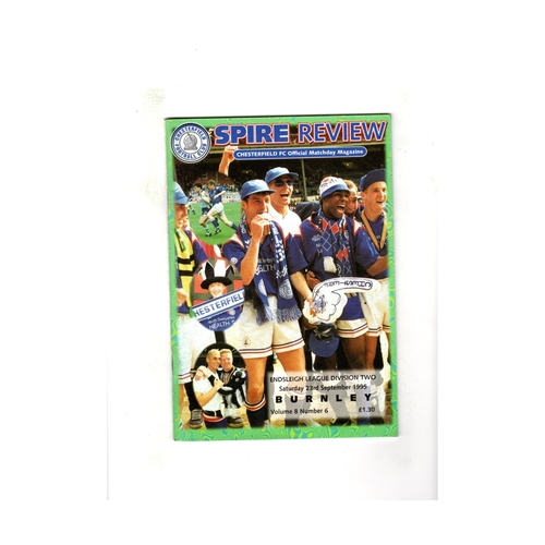 Chesterfield Home Football Programmes