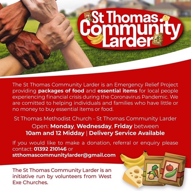 Community Larder The Parish of St Thomas, Exeter Anglican Church in