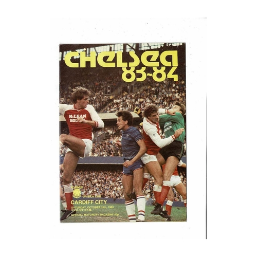 Cardiff City Away Football Programmes