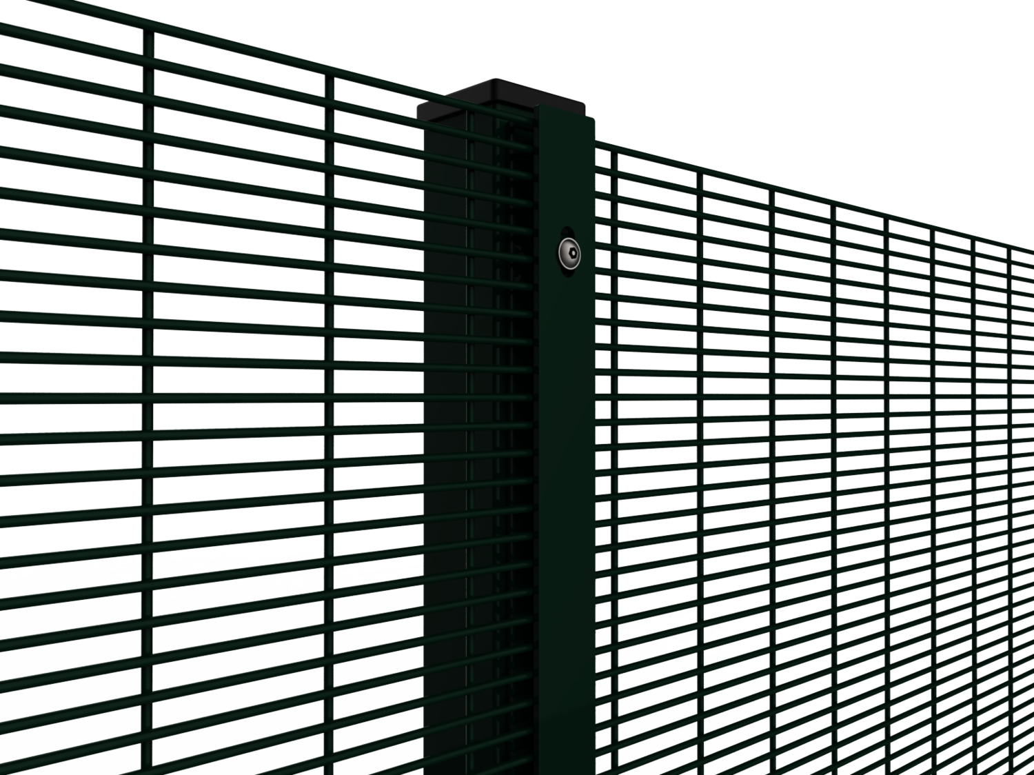 358 mesh corner posts Fencing Direct Steel Railing Supplier