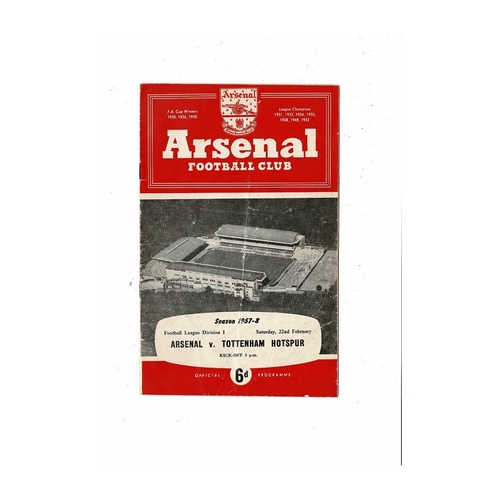 Tottenham Hotspur Away Football Programmes