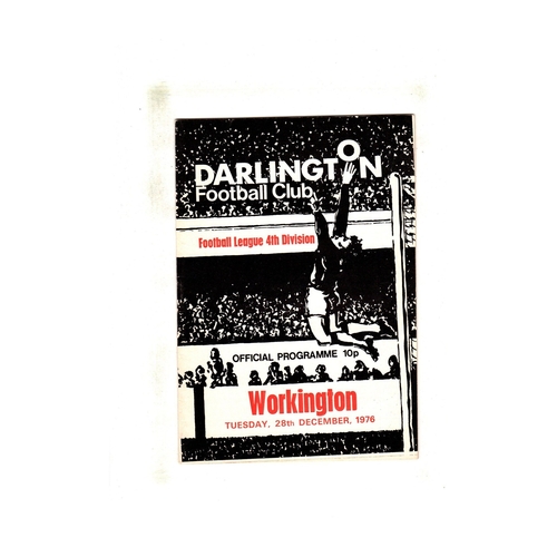 Workington Away Football Programmes