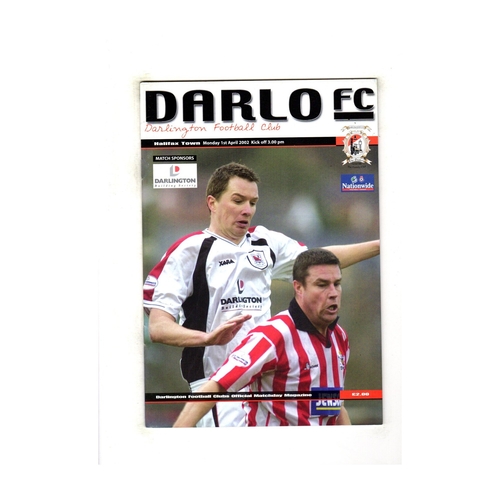 Darlington Home Football Programmes