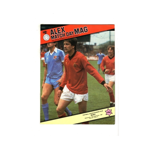 Crewe Alexandra Home Football Programmes