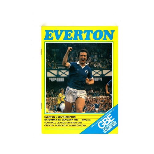 Everton Home Football Programmes