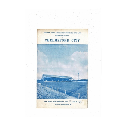 Bedford Town Home Football Programmes