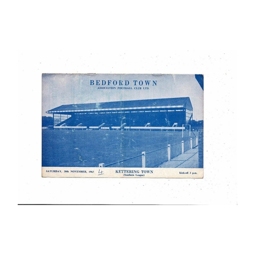 Bedford Town Home Football Programmes