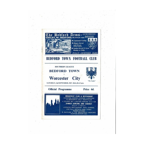 Bedford Town Home Football Programmes