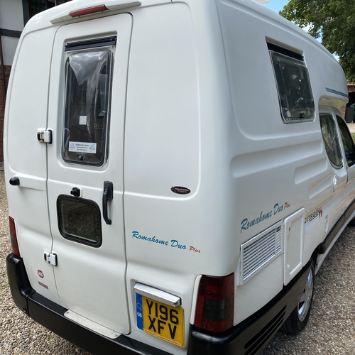 Romahome Duo Plus 4 Seater 2001 Citroen Berlingo 1.9D Motorhome Camper Van