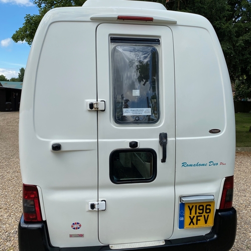 Romahome Duo Plus 4 Seater 2001 Citroen Berlingo 1.9D Motorhome Camper Van