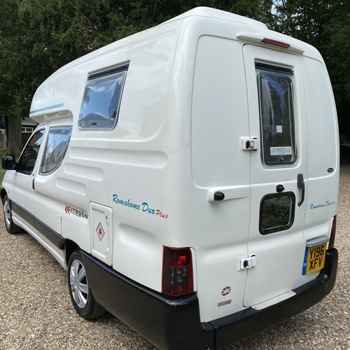 Romahome Duo Plus 4 Seater 2001 Citroen Berlingo 1.9D Motorhome Camper Van