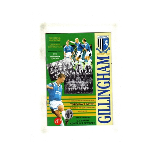 Torquay United Away Football Programmes