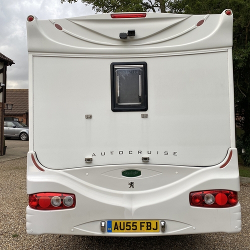 Autocruise Starlight Luxury 2 Berth Compact 5.3m Motorhome 55reg Peugeot Boxer