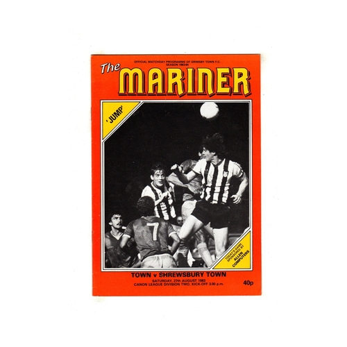 Grimsby Town Home Football Programmes