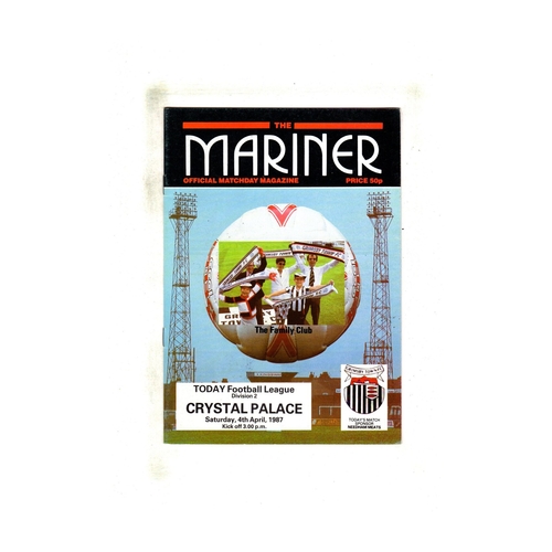 Crystal Palace Away Football Programmes