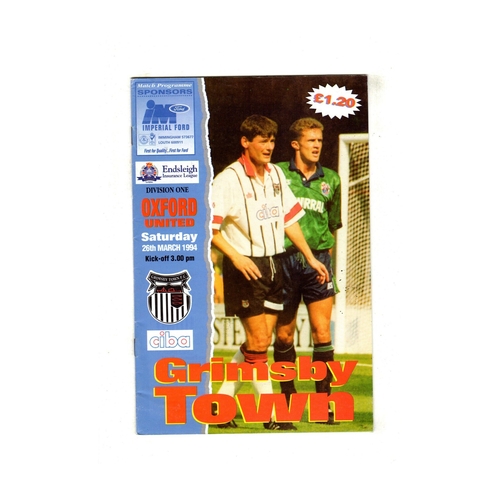 Oxford United Away Football Programmes