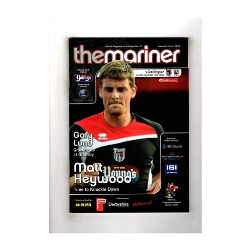 Darlington Away Football Programmes