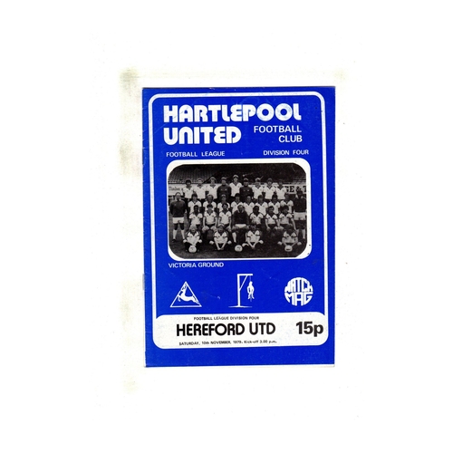 Hereford United Away Football Programmes