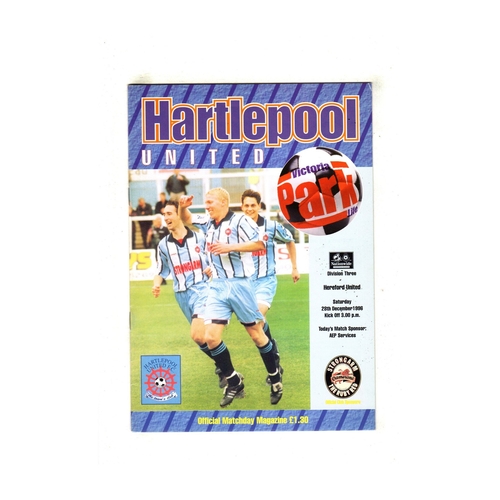 Hereford United Away Football Programmes