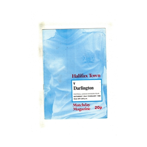 Darlington Away Football Programmes