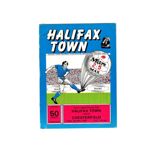 Chesterfield Away Football Programmes