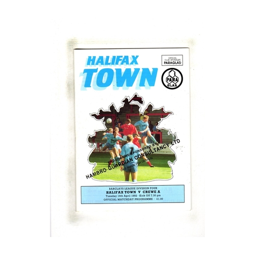 Crewe Alexandra Away Football Programmes