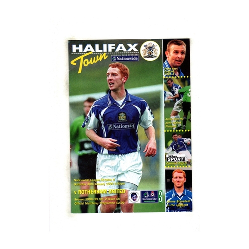 Rotherham United Away Football Programmes