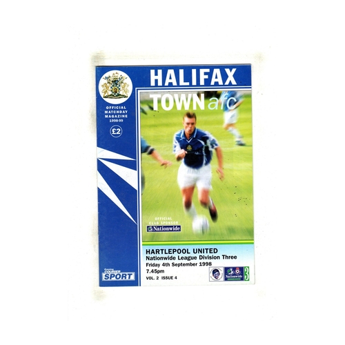 Hartlepool United Away Football Programmes