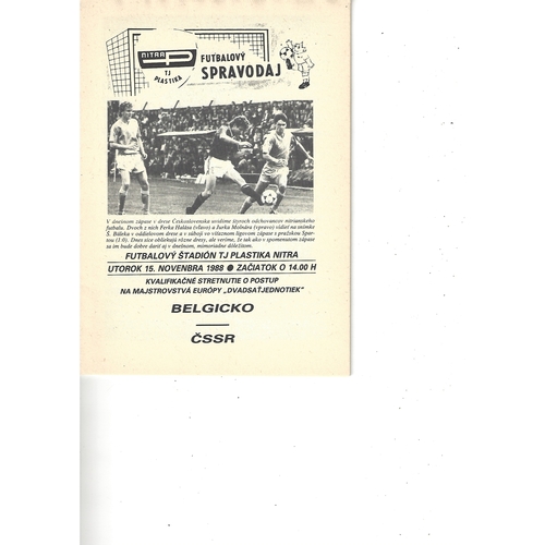 Other International Football Programmes