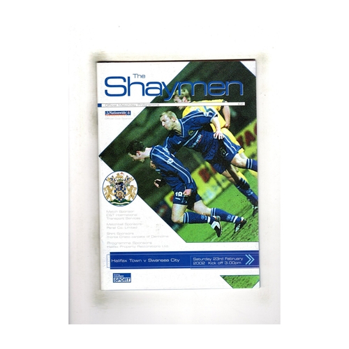 Halifax Town Home Football Programmes