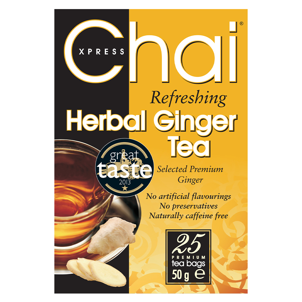Refreshing Herbal Ginger Tea by Chai Xpress UK