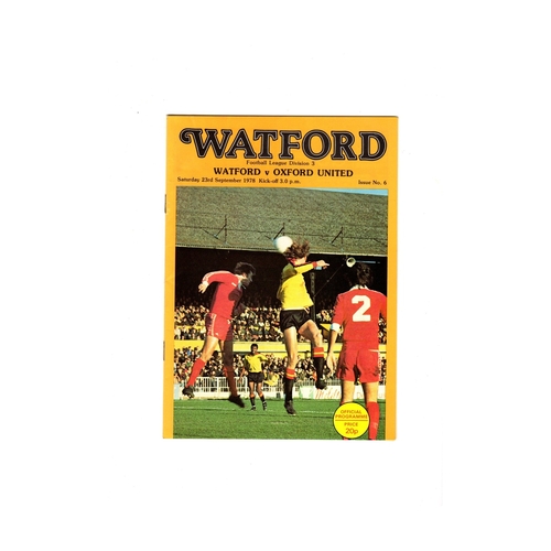 Oxford United Away Football Programmes