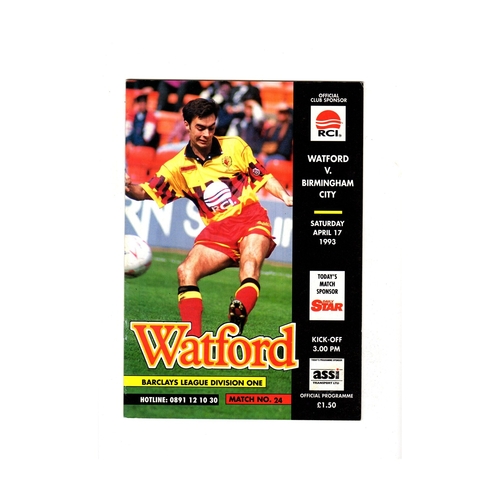 Watford Home Football Programmes