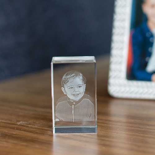 Small rectangular Crystal, Portrait,