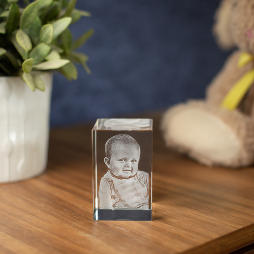 Small rectangular Crystal, Portrait,