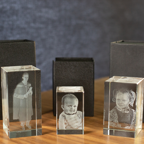 Small rectangular Crystal, Portrait,