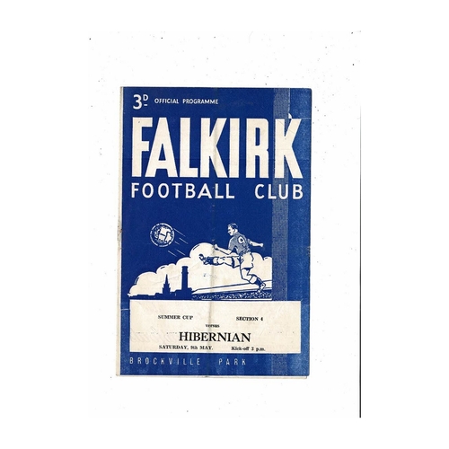 Falkirk Football Programmes