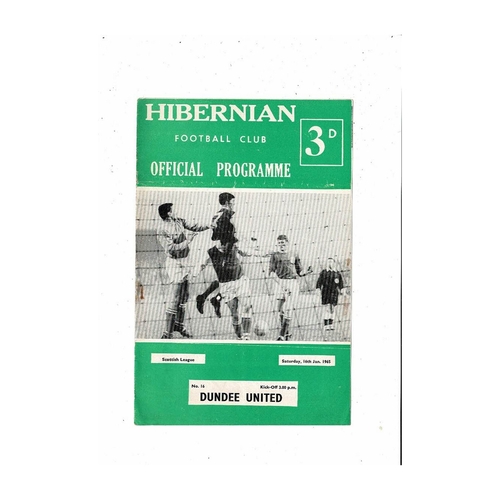 Hibernian Football Programmes