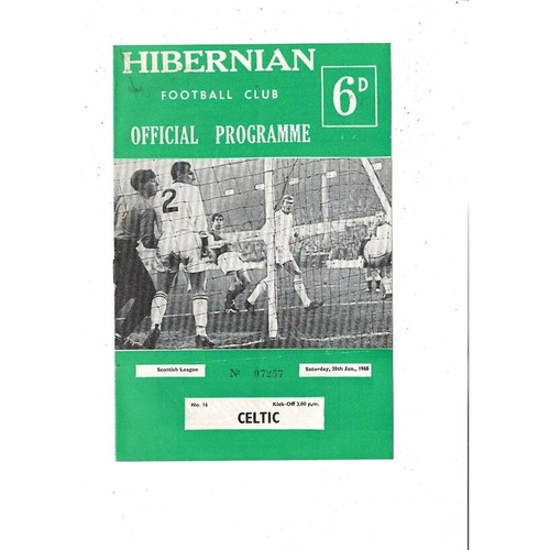 Hibernian Football Programmes