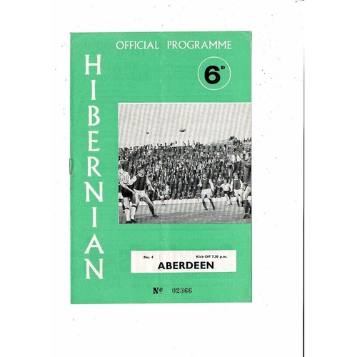 Hibernian Football Programmes