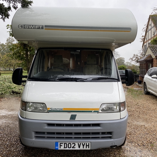 Swift Suntor 600S Motorhome 4 Berth 60101 Miles 2002 Fiat Ducato 2.0 JTD