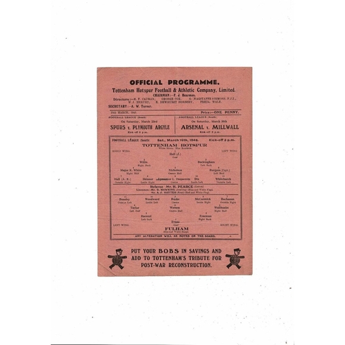 Fulham Away Football Programmes