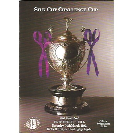 Challenge Cup Semi Final Rugby League Programmes