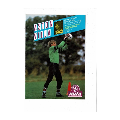 Aston Villa Home Football Programmes